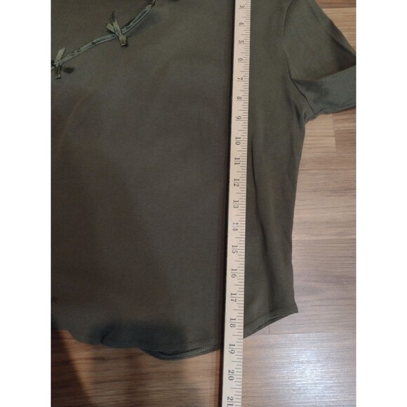 Vintage Reference Point Top Chinese Style Sexy Y2K Large Green Free Shipping! - Picture 10 of 10